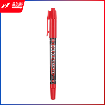 晨光 M＆G 小双头记号笔 MG-2130 细头2.0mm，极细头0.5mm (红色) 12支/盒