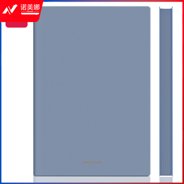 得力（deli）22284软面贴芯皮面本-A5-210mm*143mm/96张(蓝)(单位：本）