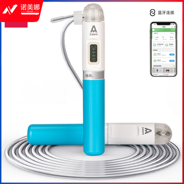 安格耐特FT113-2蓝牙智能钢丝绳跳绳(电子计数)(考试训练)(蓝)(根)