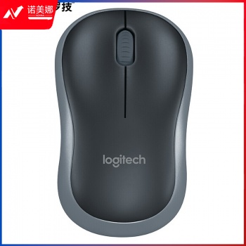 罗技（Logitech） M185 无线鼠标 电池款10米覆盖即插即用无线鼠标 黑色