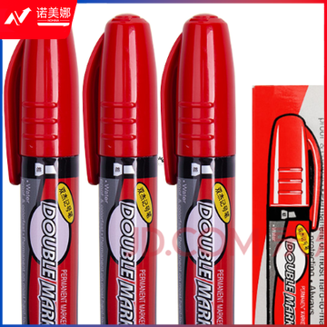 晨光记号笔双杰MG2110红