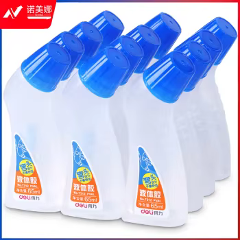 得力7312弯头液体胶(蓝)(瓶)