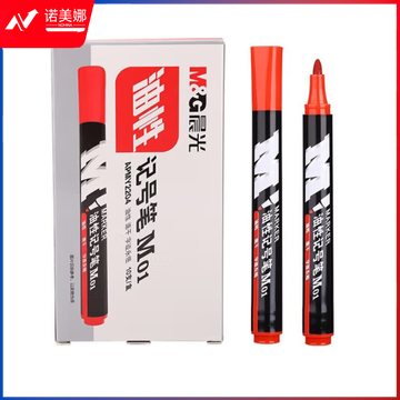 晨光记号笔油性M01（红）APMY2204