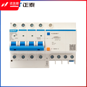正泰NXBLE-63 4P C63 30mA 6kA漏电断路器