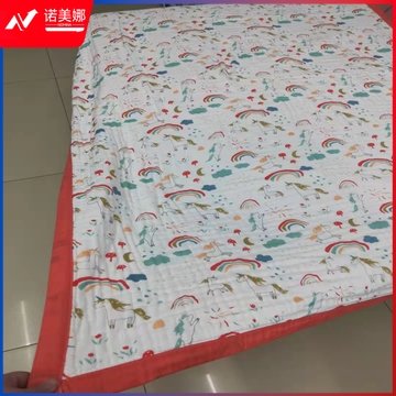 单人六层纱巾被150*200