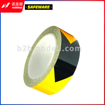 安赛瑞11601反光划线胶带黄黑75mm*22m（卷）