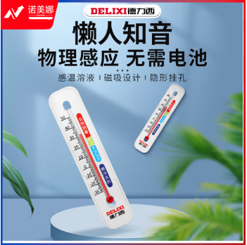 德力西（DELIXI）DM-1035温度计室内家用挂墙