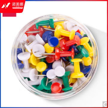 得力0042彩色工字钉(混)(80枚/筒)