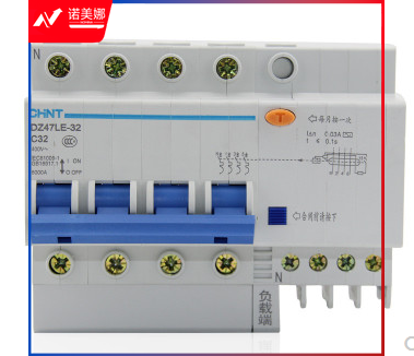 正泰( CHNT ) DZ47LE-32 4P C32A 小型漏电断路器
