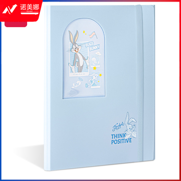 得力PQ304-30兔巴哥30页资料册(蓝)(粉)(个)