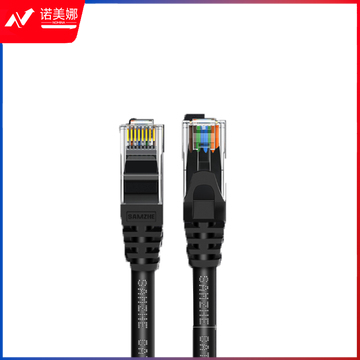 山泽(SAMZHE)HBL-6250六类千兆网络跳线宽带线黑色25米