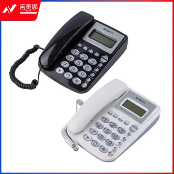 晨光普惠型经典水晶按键电话机AEQ96761黑
