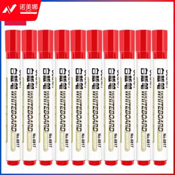 得力思达6817优逸白板笔(红)(支)