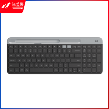 罗技（Logitech） K580 无线蓝牙键盘驱动套装 办公键盘便携超薄键盘笔记本键盘轻薄平板键盘 K580黑