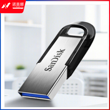 闪迪U盘 SDCZ73-064G-Z46 酷铄USB3.0 亮银色