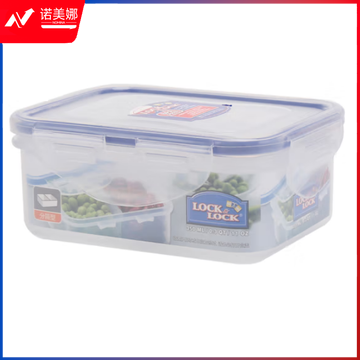 乐扣乐扣（LOCK&LOCK）HPL806C 保鲜盒密封盒塑料冰箱收纳水果分隔饭盒便当盒微波炉可用密封的 350ml 2分隔