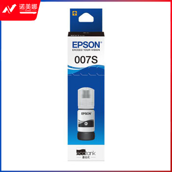 爱普生（EPSON）007s黑色墨水(C13T06K180)(适用M2148/M2178/M3148机型) T06K1-007s 标准容量/2000页