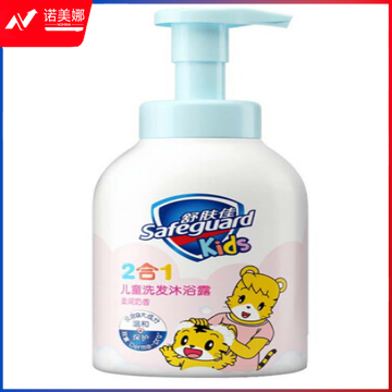 舒肤佳儿童洗发沐浴露 无泪温和 奶香500ml