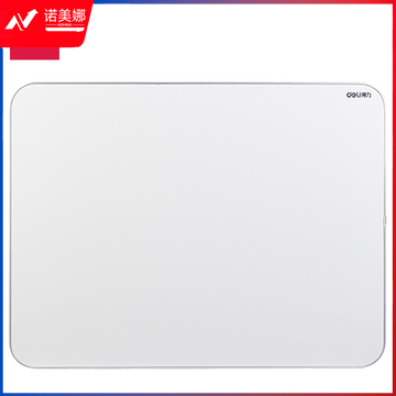 得力(deli) 50025窄边框磁性悬挂白板600*450mm(银色)(块)