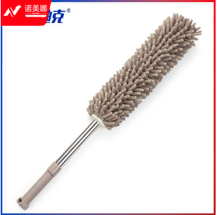 海斯迪克 HZL-36 雪尼尔除尘掸 可伸缩除尘掸汽车扫灰清洁工具 卡其色