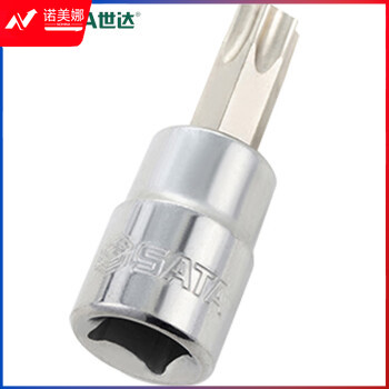 世达（SATA）22603 10MM系列50MM长中孔花形旋具套筒TT55