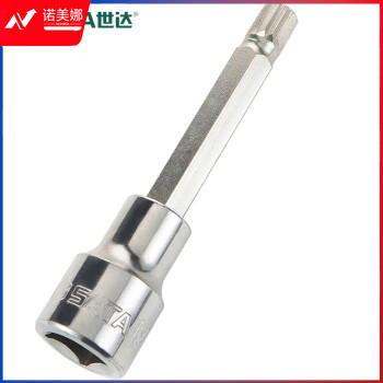 世达（SATA）25805 12.5MM系列100MM长12角旋具套筒M12