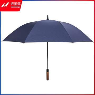 天堂雨伞直柄黑胶雨伞晴雨伞13037E寰宇天下酱红色 直柄长杆