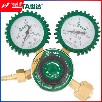 世达（SATA）31331 氧气减压器减压阀压力表（15Mpa）