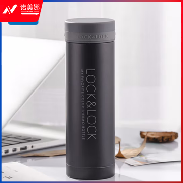 乐扣乐扣（LOCK&LOCK）不锈钢纤巧便携保温杯 LHC561 黑色 300ml