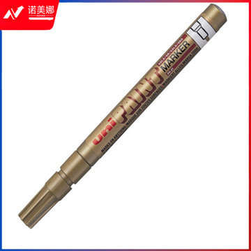 三菱px-21 小字油漆笔 0.8-1.2mm工业记号笔物流笔 金色