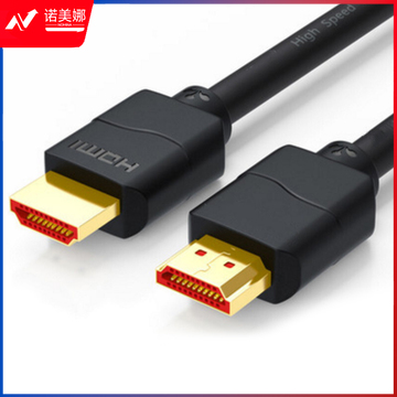 山泽(SAMZHE)100AM6 HDMI简装版细线数字高清线4K3D视频连接软线10米 黑色