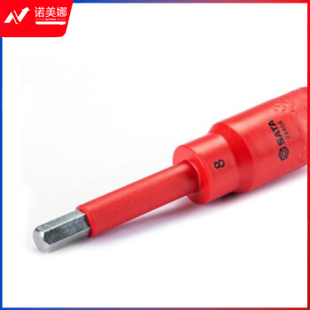 世达（SATA）24404 12.5MM系列VDE绝缘六角旋具套筒 4MM