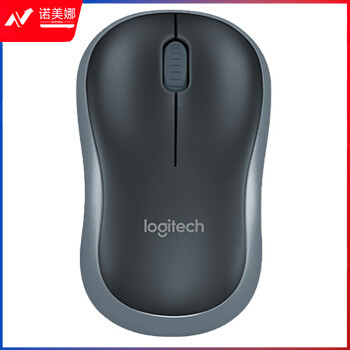 罗技（Logitech）B175企业版 鼠标 无线鼠标 办公鼠标 对称鼠标 黑色  带无线2.4G接收器