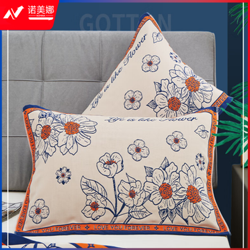 新亚 枕巾 纯棉10层纱布枕巾1对装 53×80cm（对）