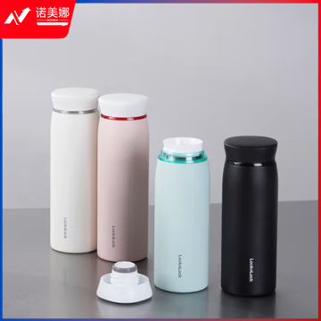 乐扣乐扣（LOCK&LOCK）LHC4243 灵动旋转轻量杯 双层耐热玻璃隔热防烫易清洗380ML 颜色备注