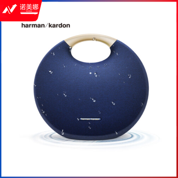 哈曼卡顿 (Harman Kardon) ONYX STUDIO6 音乐星环 桌面立体声音箱 电脑音响 便携蓝牙音箱 蓝色