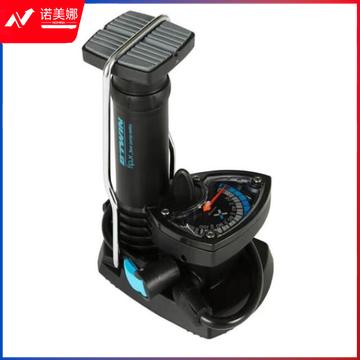 迪卡侬（DECATHLON）家用脚踩自行车落地通用打气筒篮球足球骑行高压法嘴美嘴HC脚踏款（附带气针） 1829305