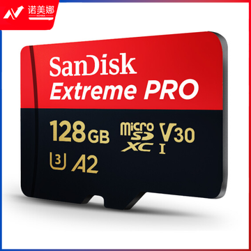 闪迪(SanDisk)128GB TF(MicroSD)存储卡U3 C10 V30 A2 4K 至尊超极速移动版内存卡 SDSQXCY-128G-ZN6MA 读速170MB/s  SDSQXCY-128G-ZN6MA