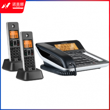 摩托罗拉(Motorola) C7501 RC一拖二 录音电话机 无线座机 子母机