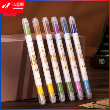得力S119 哈利波特变色荧光笔(混)(盒)