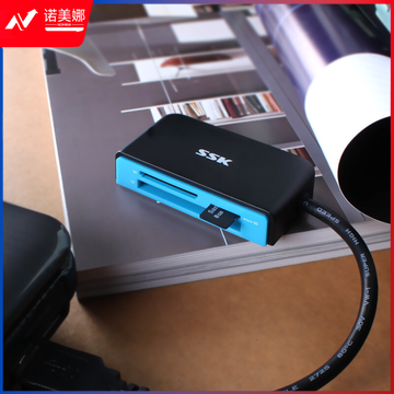 飚王 SSK 多功能合一读卡器 SCRM330 USB3.0高速读写  支持TF/SD/CF