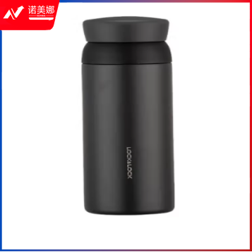 乐扣乐扣（LOCK&LOCK）憧憬旋转保温杯 316不锈钢 可拆卸杯盖水杯 LHC4211BLK 黑色 350ml