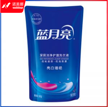 蓝月亮 深层洁净护理洗衣液亮白增艳 500g 自然清香 立袋