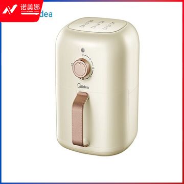 美的（Midea）无油空气炸锅 AKZ3001家用新款特价 大容量全自动多功能电炸机 薯条机三升容量 米色（三升）
