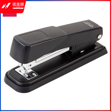 得力(deli)经济型金属材质订书机/订书器（24/6或者26/6钉型）黑色0426