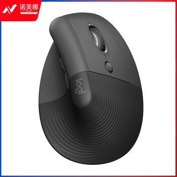 罗技（Logitech）Lift人体工学鼠标 垂直鼠标  无线蓝牙鼠标 3台设备秒切换 带Logi Bolt接收器 黑色