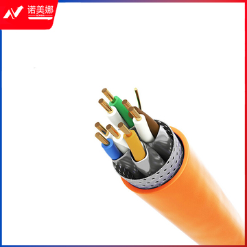 山泽（SAMZHE）SFTP-7300智能工程七类万兆双屏蔽抗干扰降衰无氧铜高速网线300米/卷 橙色