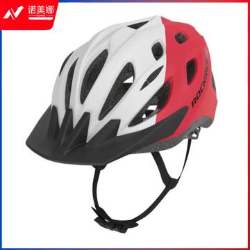 迪卡侬（DECATHLON）儿童头盔自行车骑行装备平衡车安全头帽KC红黑拼接S均码 2768950