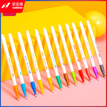 得力 S578彩色勾线笔(混)(盒)
