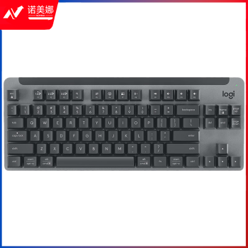 罗技（Logitech） K855无线机械键盘红轴 蓝牙键盘 游戏办公键盘 ipad键盘 84键 TTC红轴 黑色